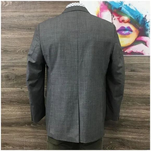 BANANA REPUBLIC Mens Blazer Sport Coat‎ Casual Jacket Size 44R Modern Wool Suit